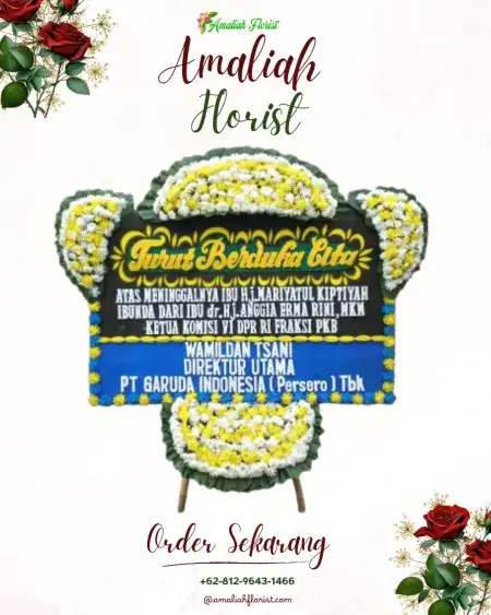 Papan Bunga Duka Kiarasari